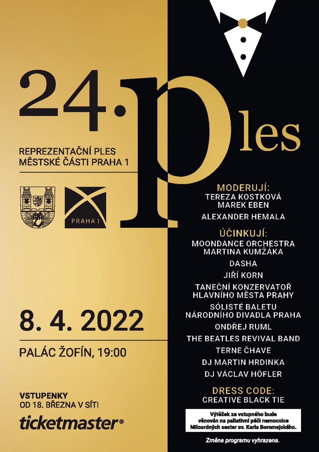 24. REPREZENTAČNÍ PLES Praha 1