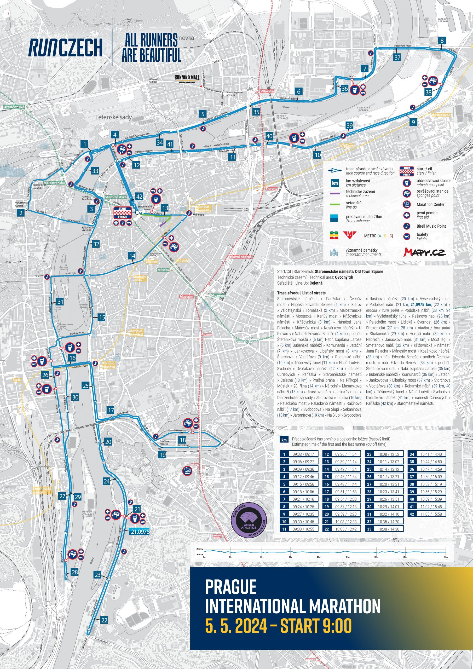 Prague International Marathon 2024 Praha 1