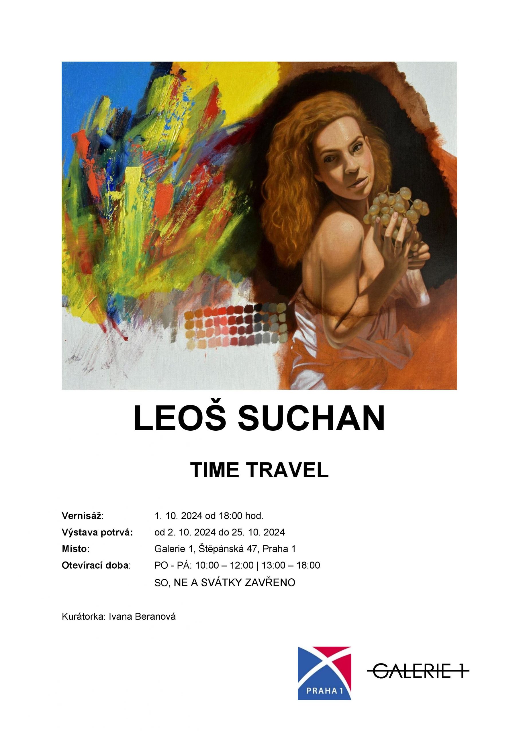 Vernisáž výstavy Leoše Suchana v Galerii 1