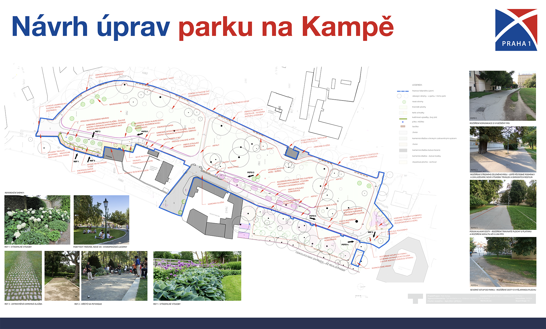 Veřejné setkání k revitalizaci Parku na Kampě, 3. 10. 2024 v 18:00 v Sala terrena