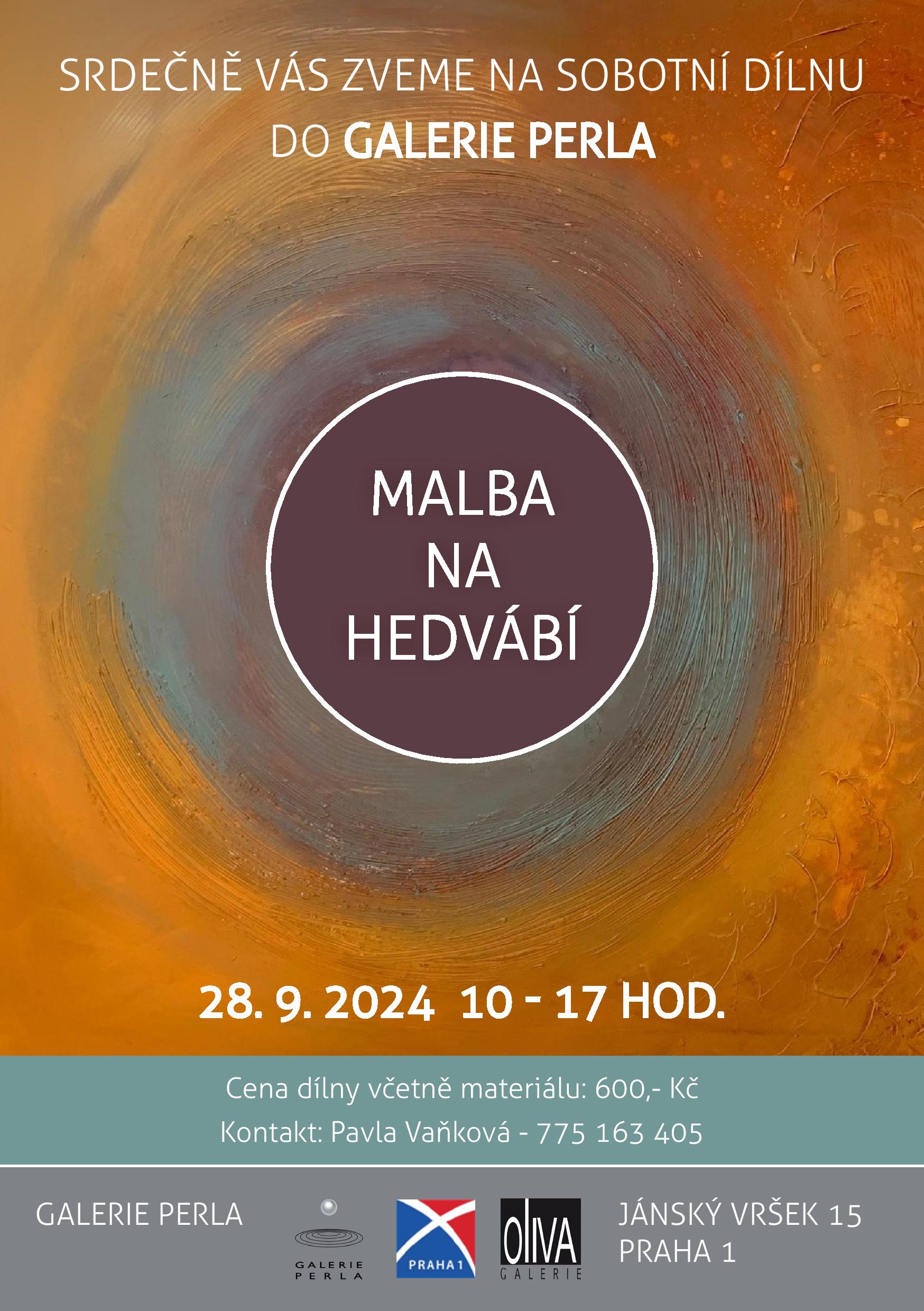 Sobotní dílna "Malba na hedvábí"