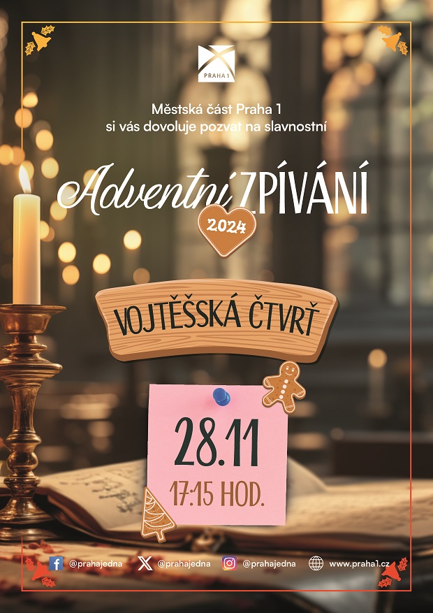 Adventní zpívání ve Vojtěšské čtvrti 2024