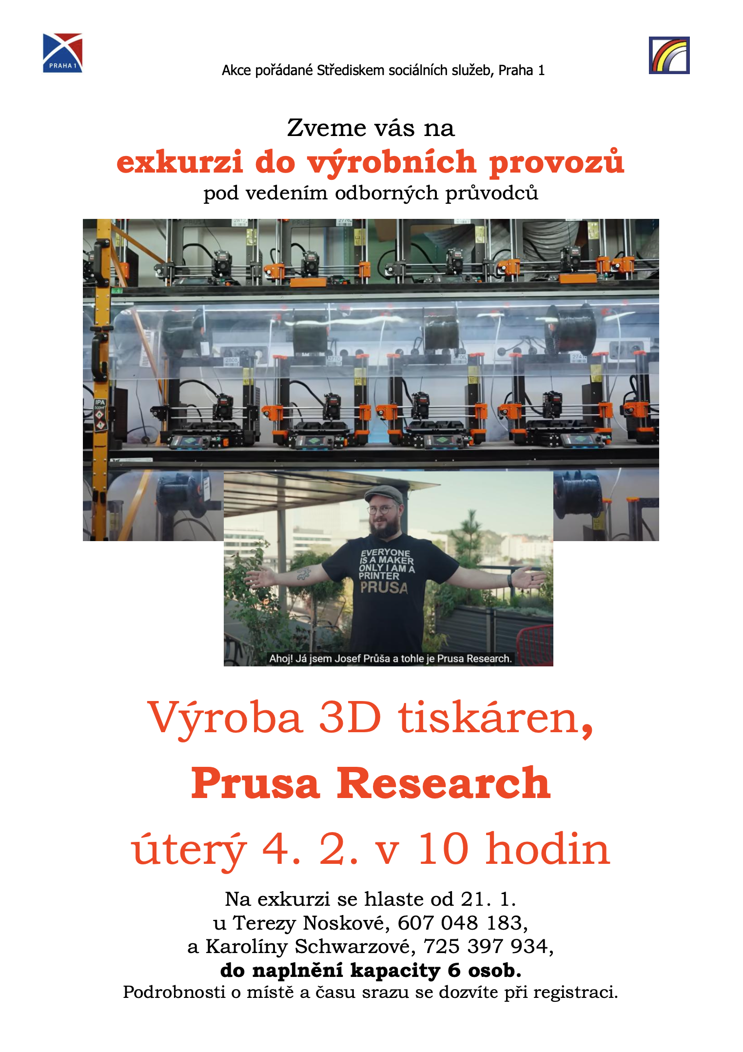 Exkurze do výrobních provozů Prusa Research