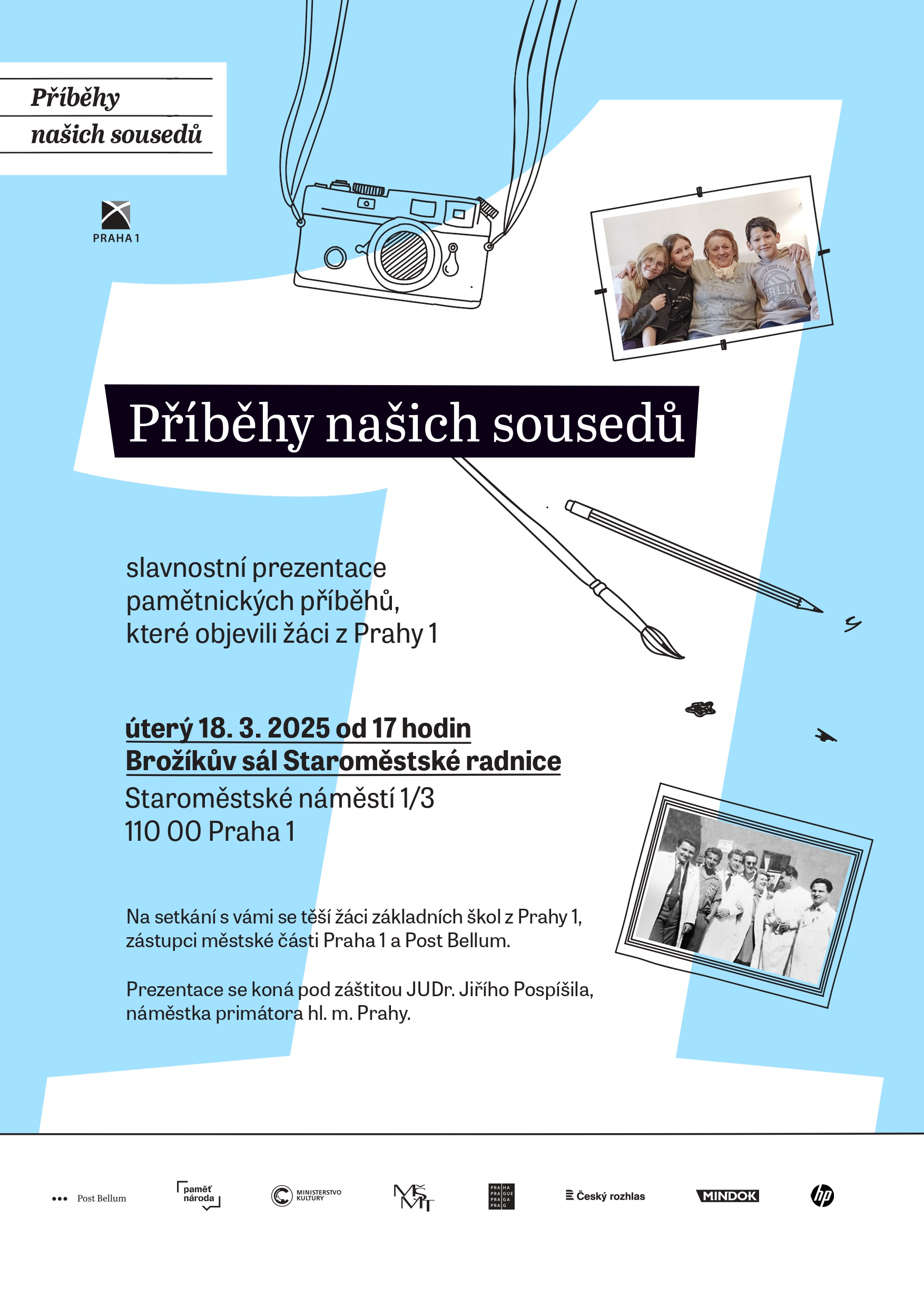 Příběhy našich sousedů: Slavnostní prezentace pamětnických příběhů